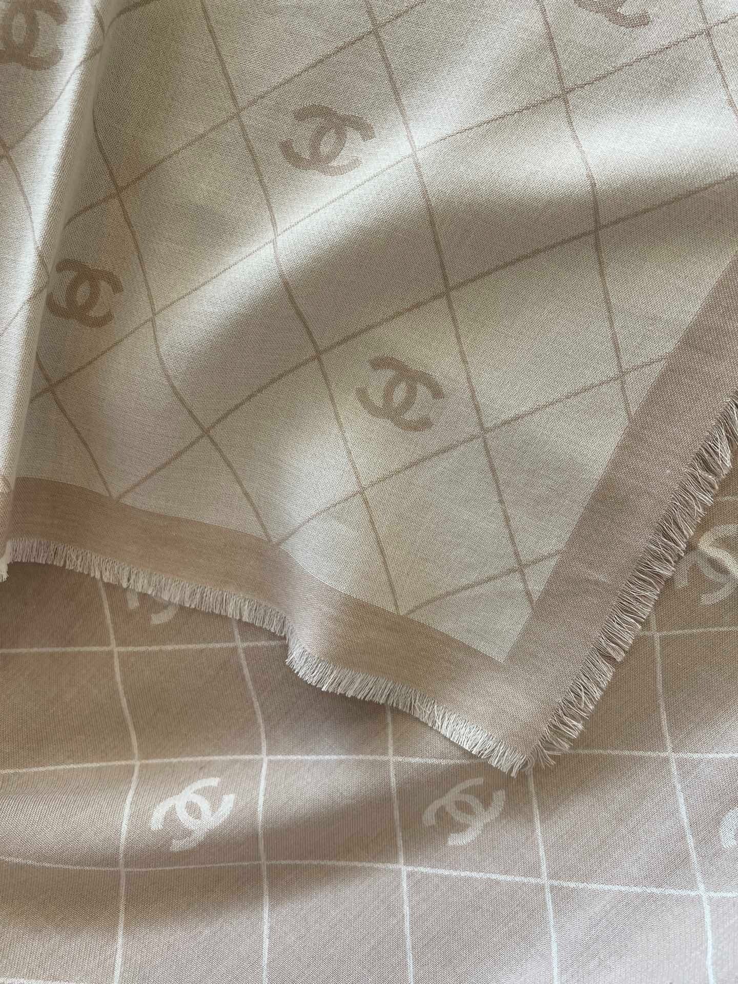 CHANEL 25S SCARF 140 IN WOOL SILK 700809 mysite