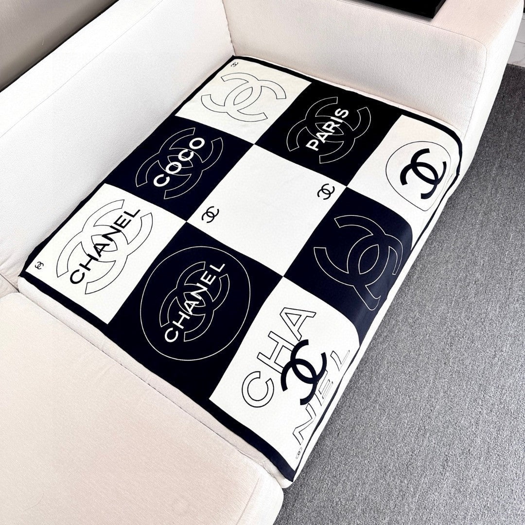 CHANEL 25S SCARF 90 IN SILK 730653 mysite