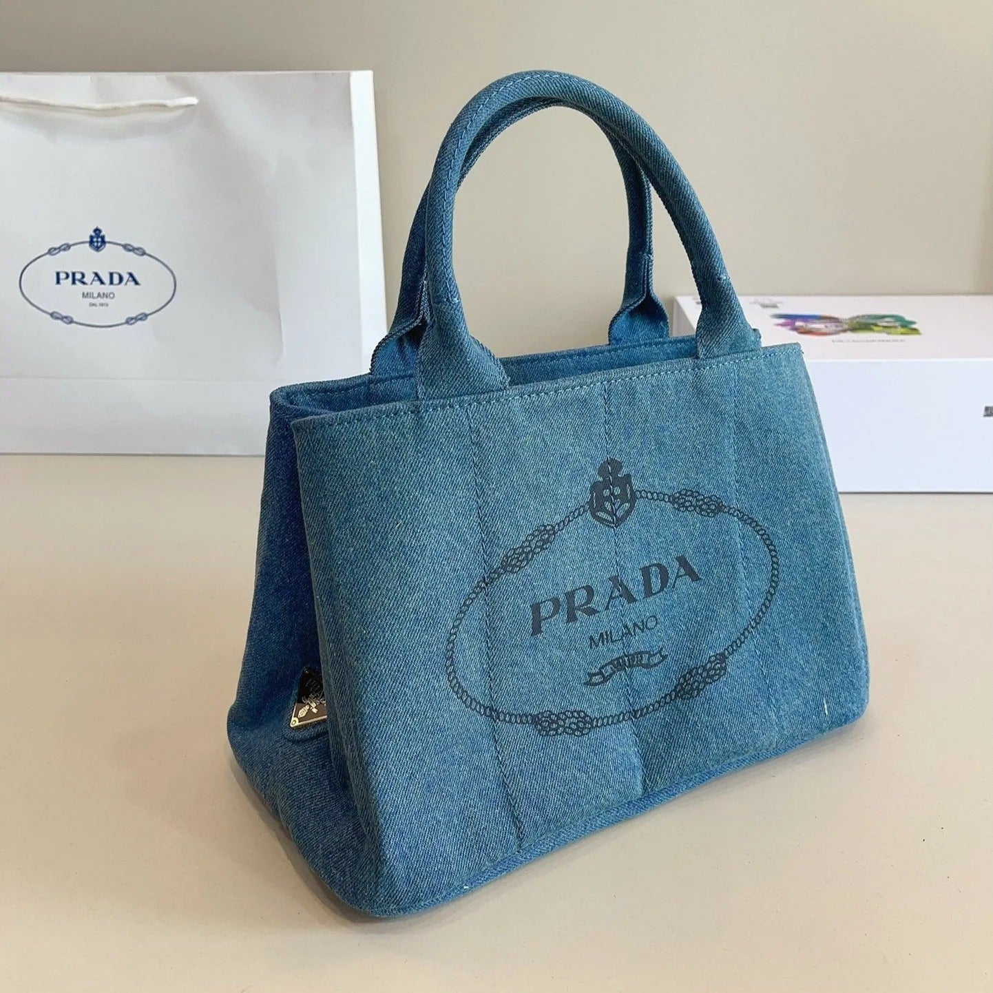 CANAPA TOTE BAG 29 IN BISMARK BLUE DENIM mysite