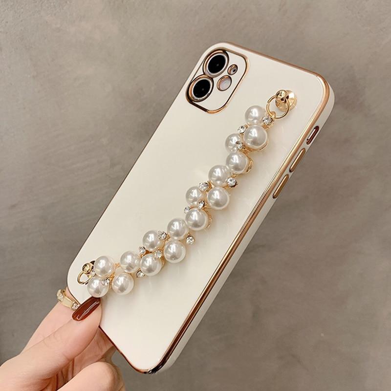 Gloss Pearl Chain iPhone Case mysite