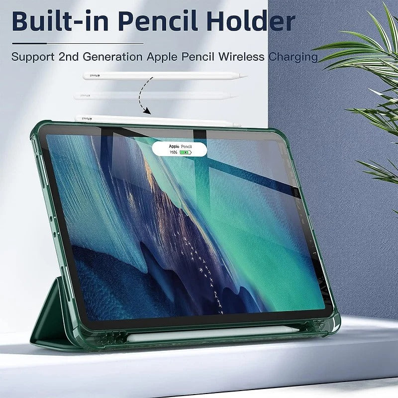 LEATHER FRESH SUMMER THEME PATTERN APPLE IPAD CASE WITH PENCIL HOLDER mysite