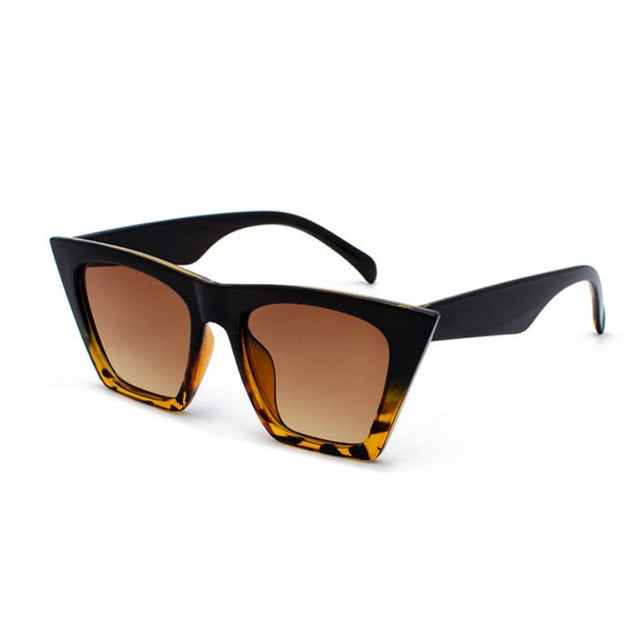 new brand sunglasses Square glasses Personalized cat eyes Colorful sunglasses trend versatile sunglasses uv400 curtain mysite