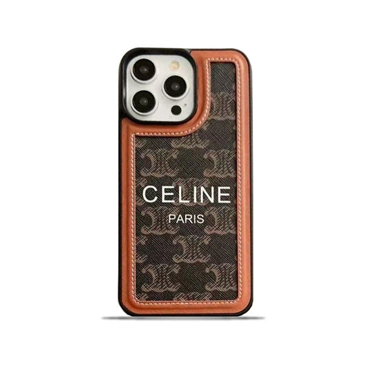Black  Celine iPhone Case With Strap-SZ231124 mysite