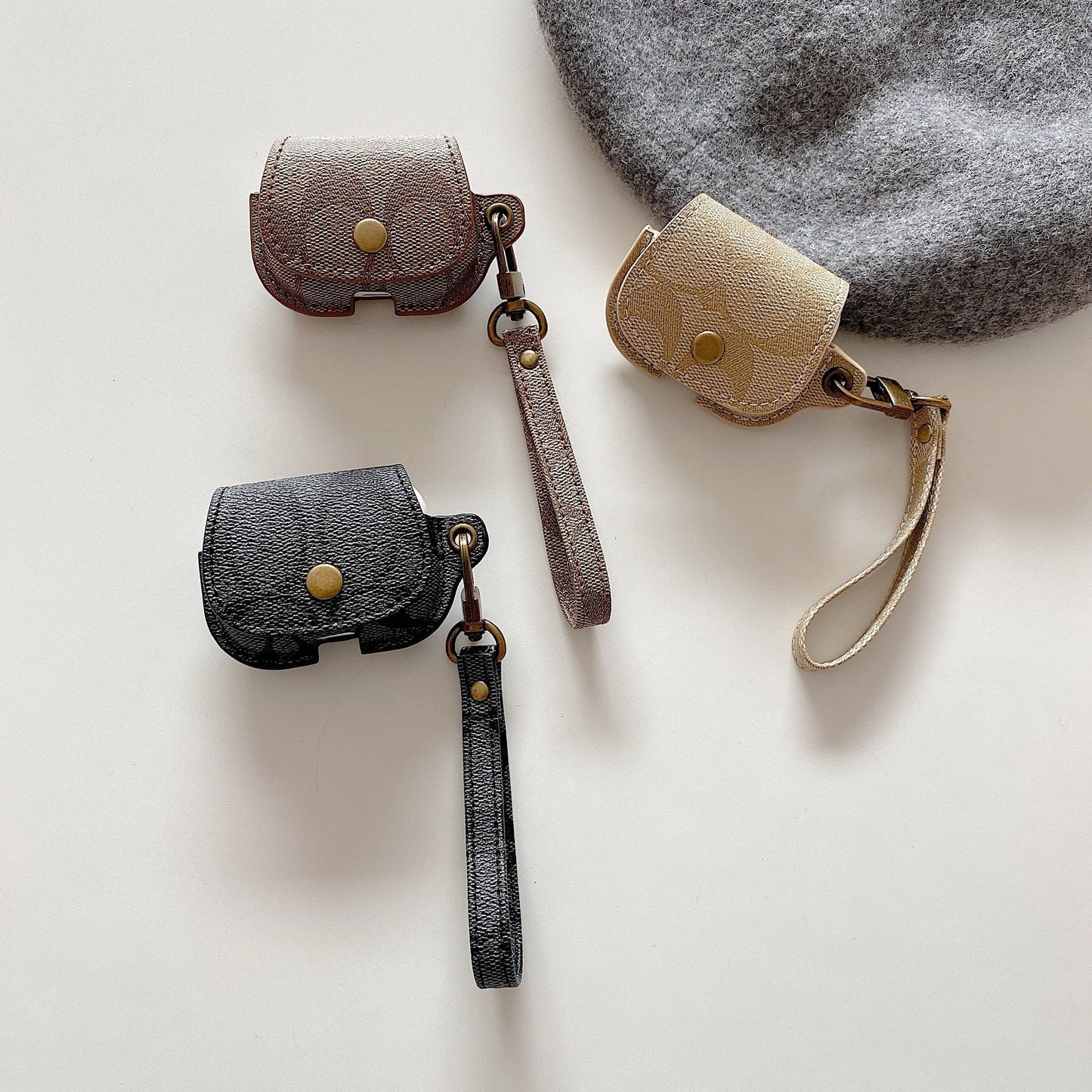 Leather Coach AirPods 3rd Generation Case Brown-CC231215 mysite