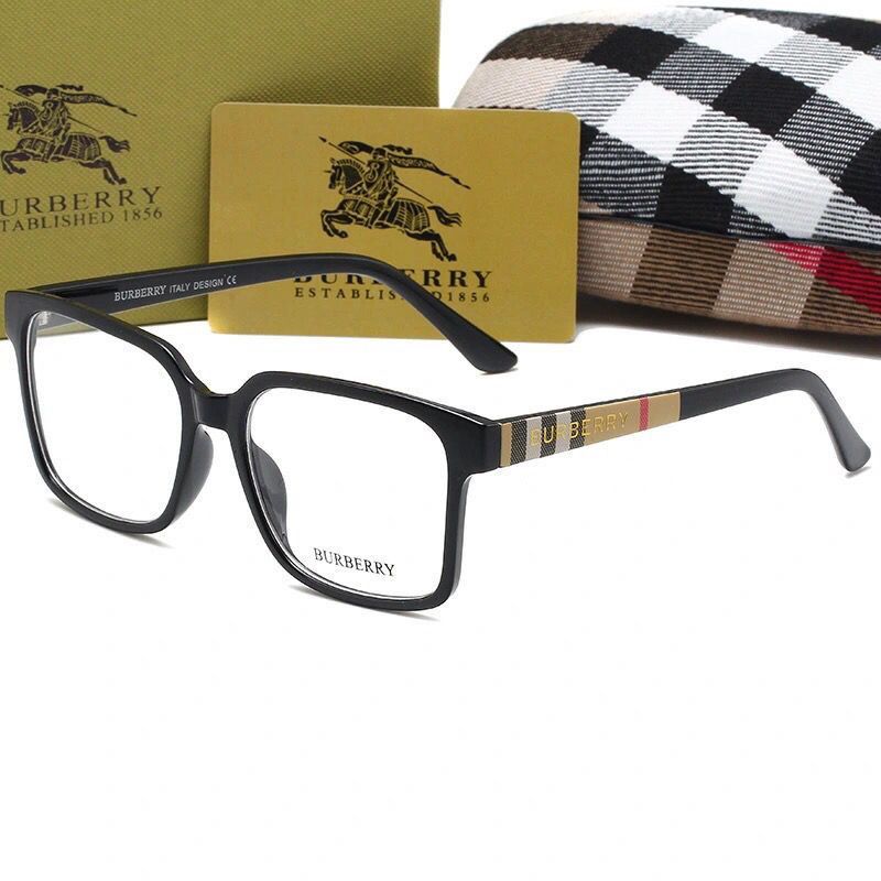 Unisex Retro Square Plaid Glasses mysite