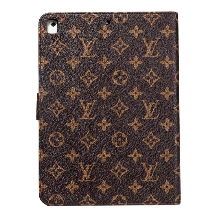 Trendy Luxury LV Monogram iPad Case with Card Holder mysite