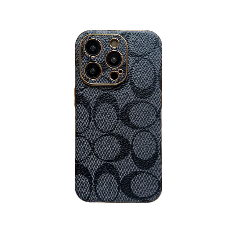 Coach iPhone Case Leather Light Brow -QBK240513 mysite