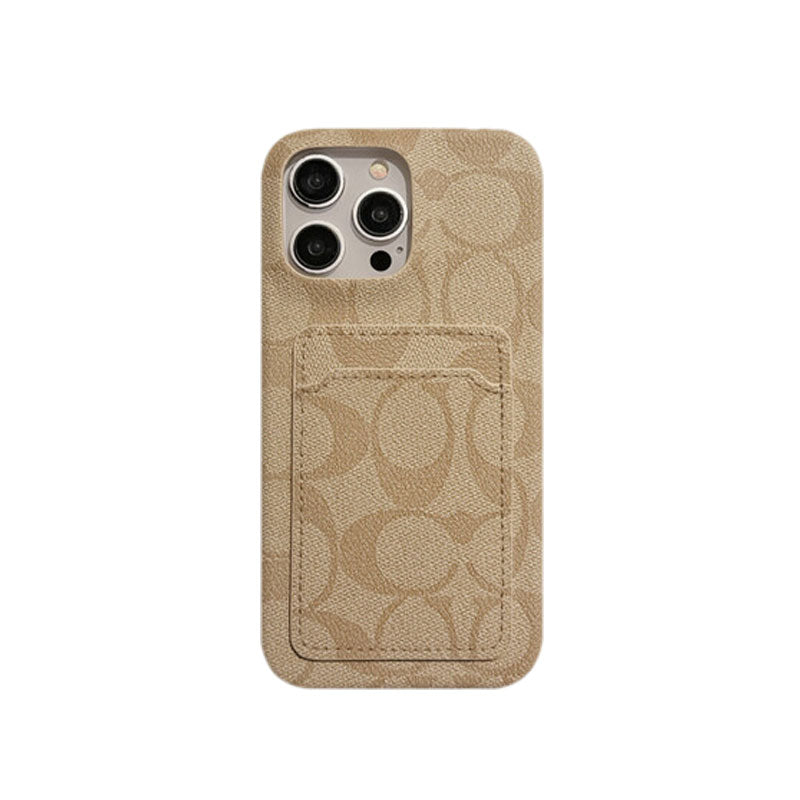 Classic Coach  iPhone Case With Card Holder White -JQB240330 mysite