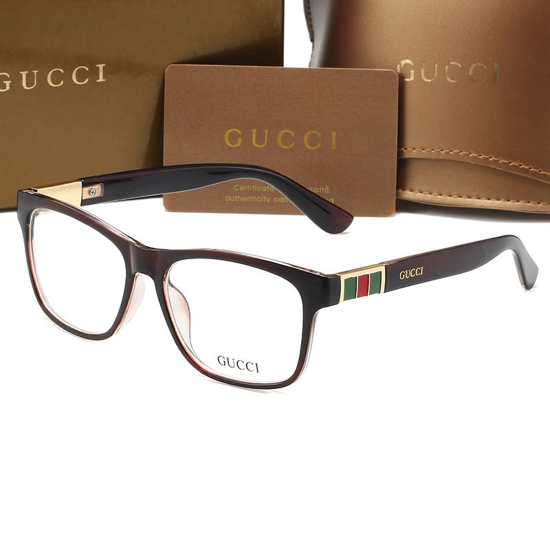 Fashion Striped Color Block Frame Glasses mysite