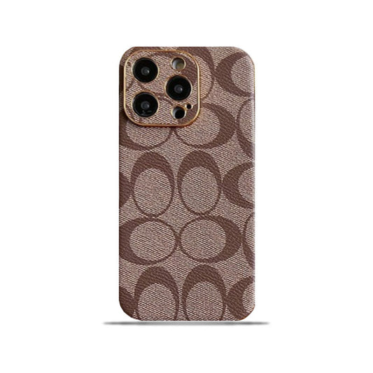 Coach iPhone Case Leather Light Brow -QBK240513 mysite