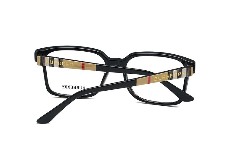 Unisex Retro Square Plaid Glasses mysite