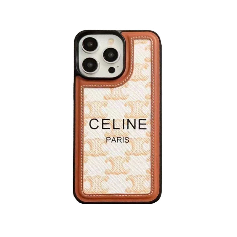 Black  Celine iPhone Case With Strap-SZ231124 mysite