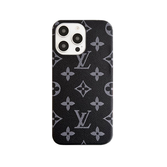CLASSIC LEATHER MONOGRAM PHONE CASE FOR IPHONE BIG PRINTING mysite