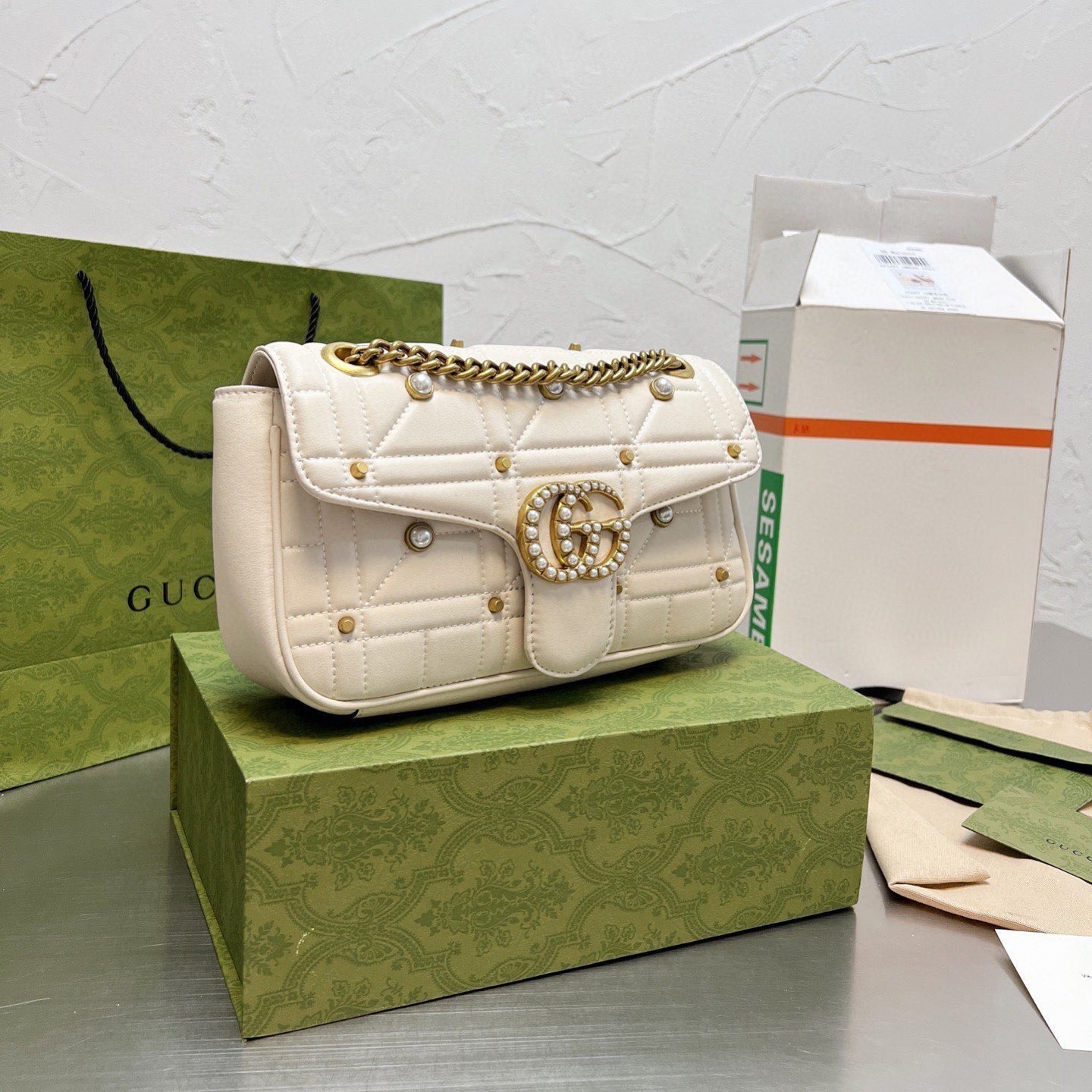 Classic Marmont Pearl Handle Bag mysite