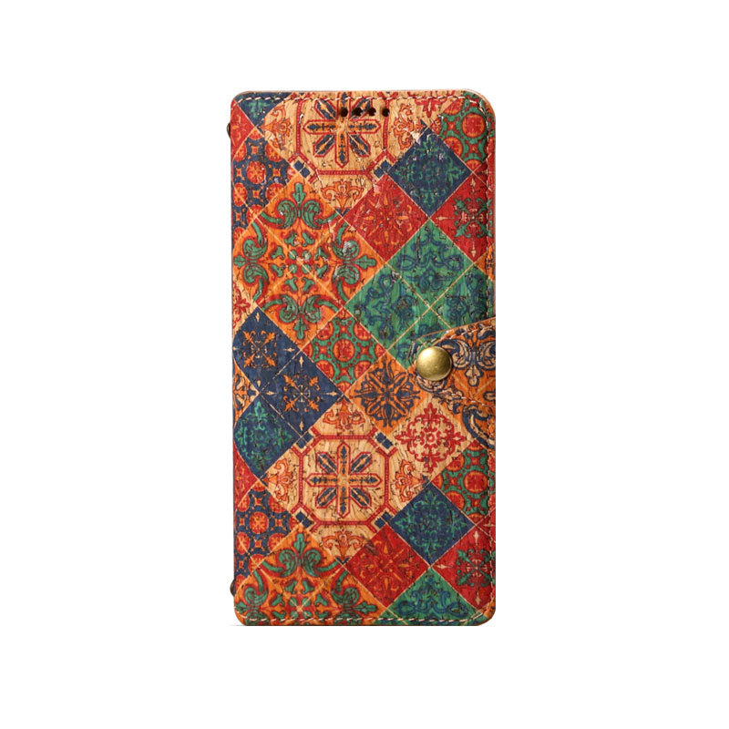 Vintage  Floral seasons Leather Wallet Case  – Boho Chic Protection for iPhone Case1 mysite