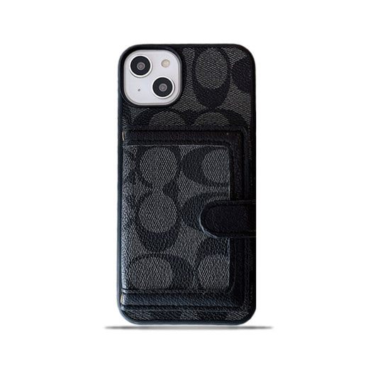 Coach iPhone Case With Wallet And Crossbody Strap Black -XK240402 mysite