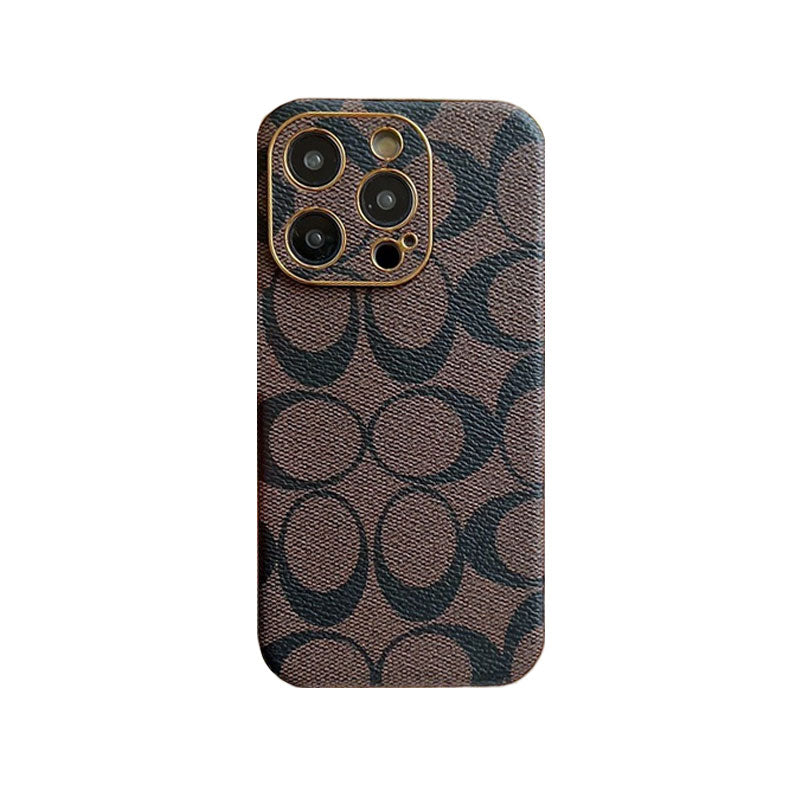 Coach iPhone Case Leather Light Brow -QBK240513 mysite