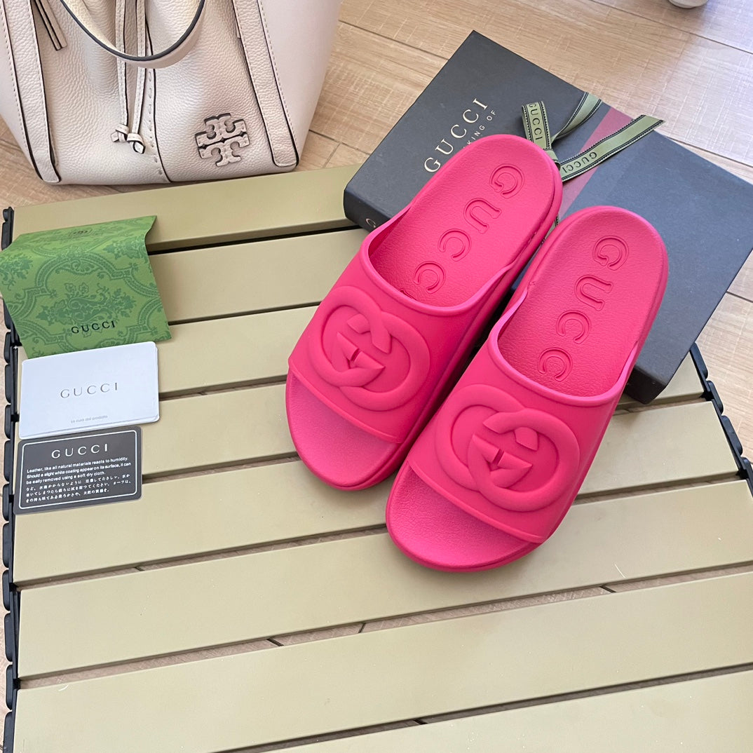 Fashion Colorful Platform Slippers mysite