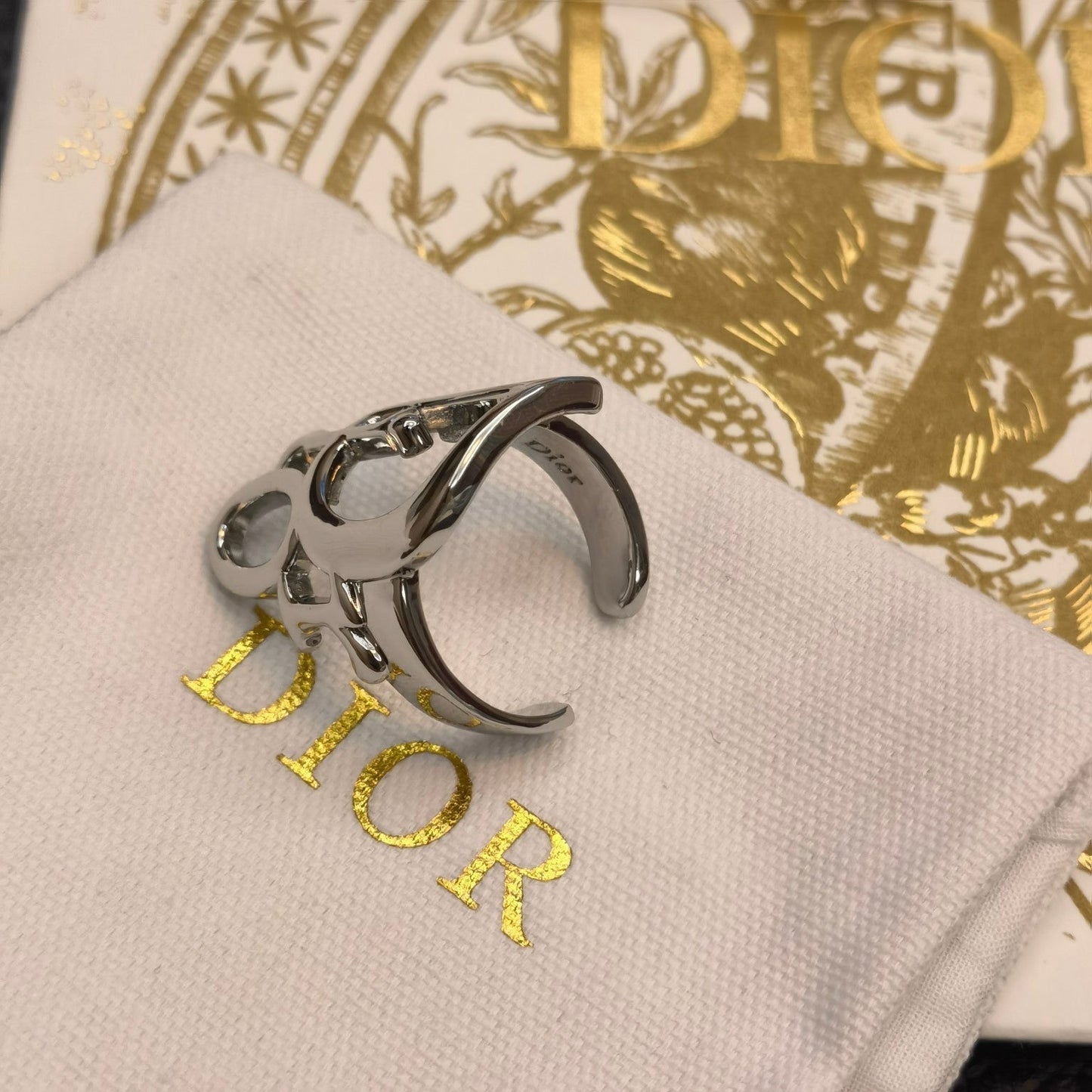Hollow Lettering Open Ring mysite