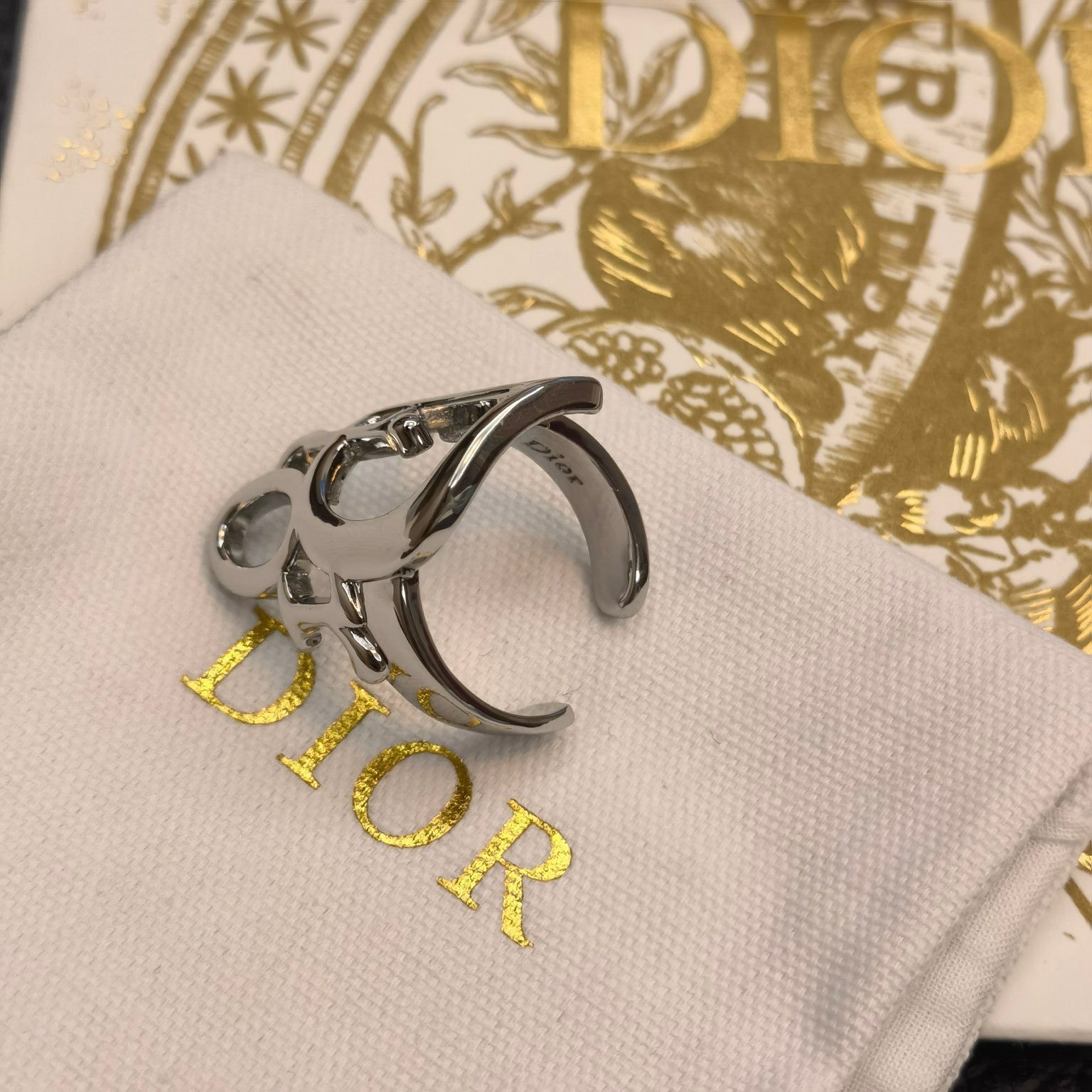 Hollow Lettering Open Ring mysite