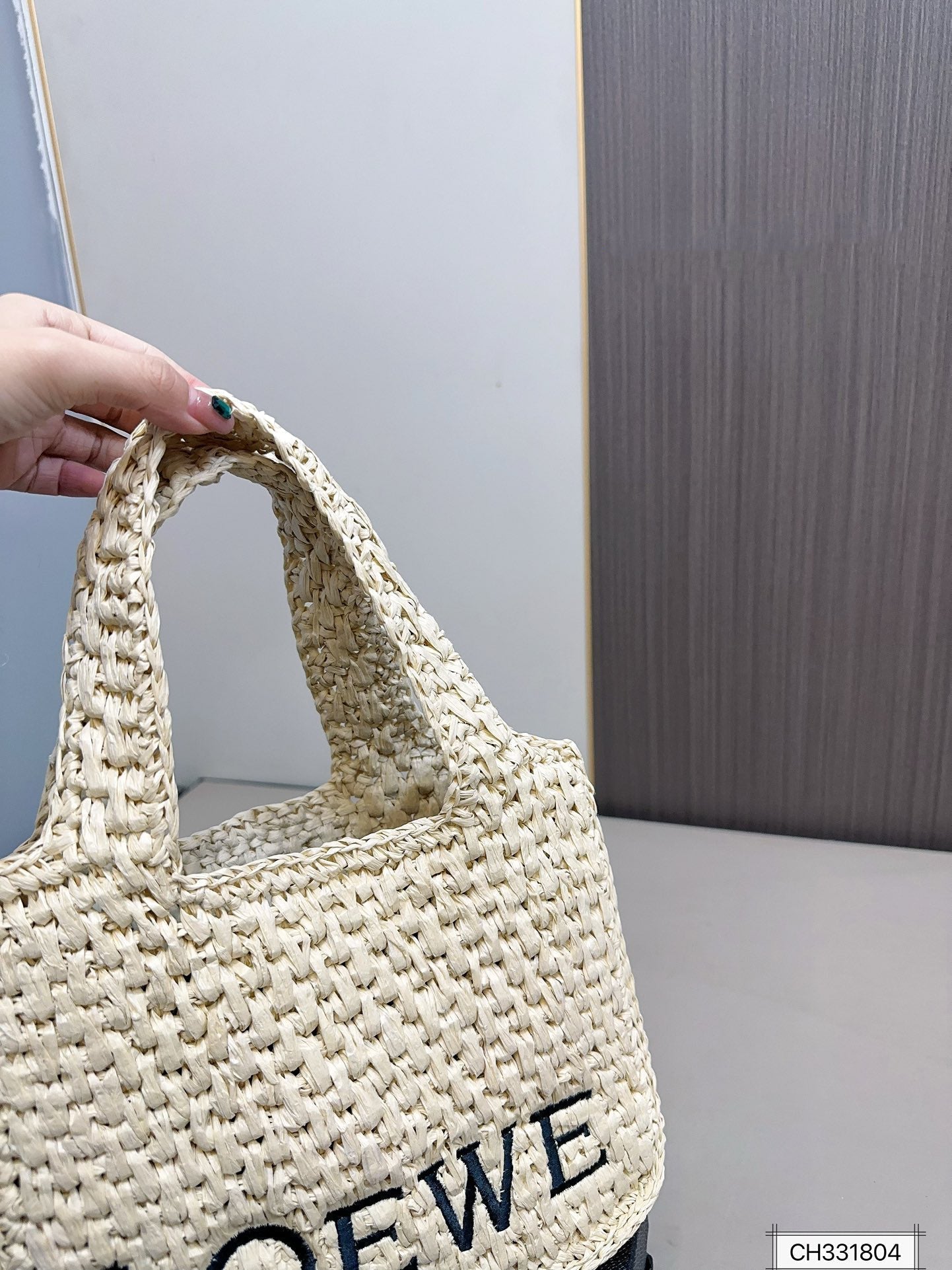 LOEWE Trend Straw Tote Bag 24x19cm mysite