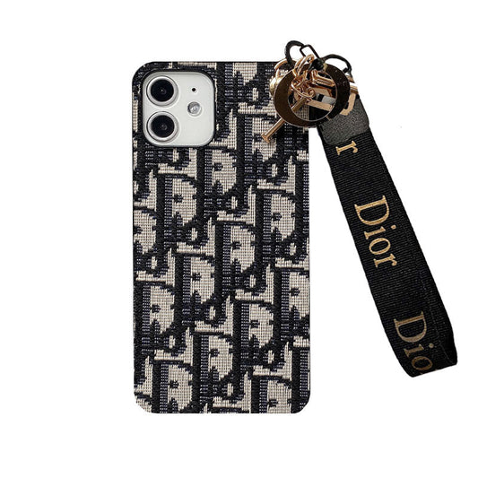 CD IPHONE CASE WITH STRAP BLACK mysite