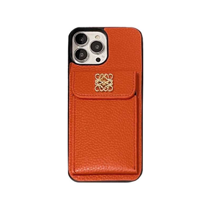 LOEWE iPhone Case With Card Holder Black-QBK240603 mysite