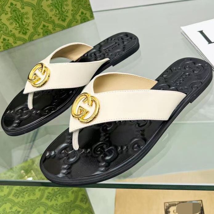 Fashion Metal Buckle Flip Flop Sandals mysite