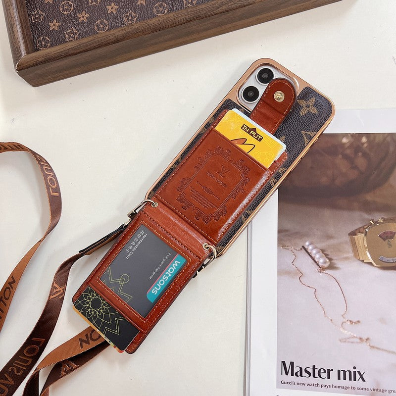 Lou Gold Cover Crossbody iPhone Case mysite