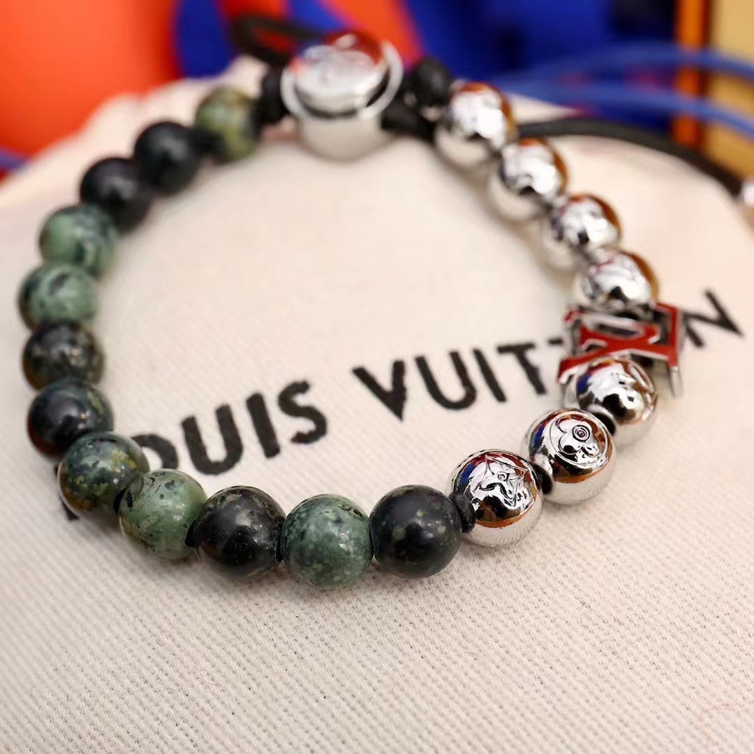Monogram Adjustable Beads Bracelet mysite