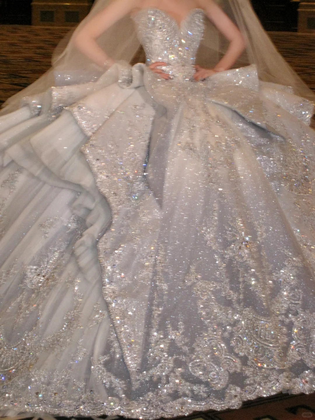 Gorgeous Shiny Beaded Sequined Sweetheart Design A-Line Wedding Dress Ball Gown Prom Dress Evening Dress TP4228s mysite