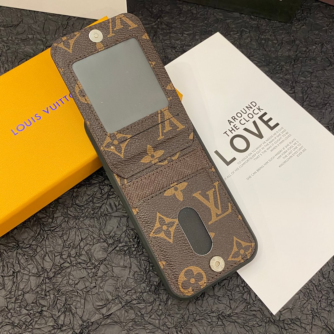 LUXURY MONOGRAM GENUINE LEATHER IPHONE CASE FLIP WALLETs mysite