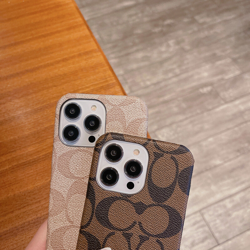 Classic Coach iPhone Case Brown -JDK241426 mysite