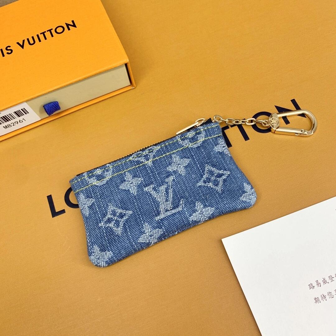 Luxury  Monogram Coin Pouch – Stylish & Compact Keychain Wallet-s mysite