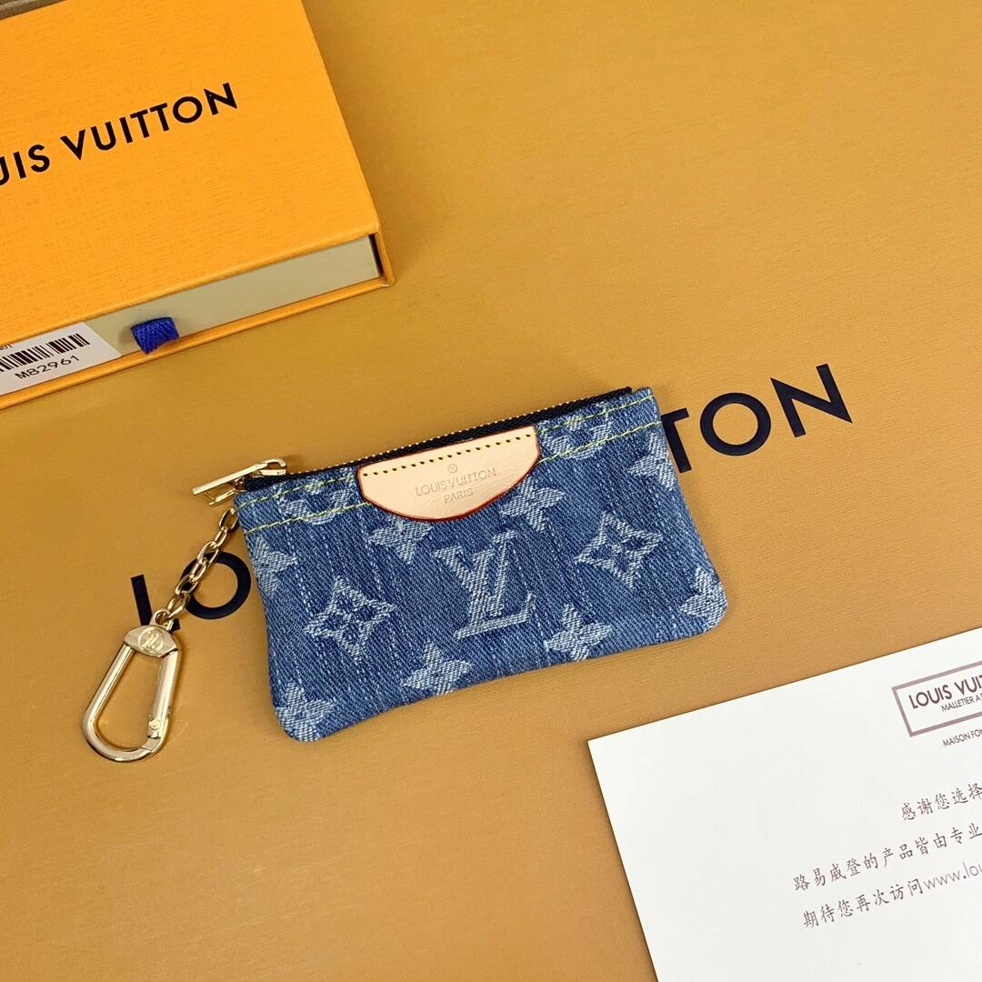 Luxury  Monogram Coin Pouch – Stylish & Compact Keychain Wallet-s mysite