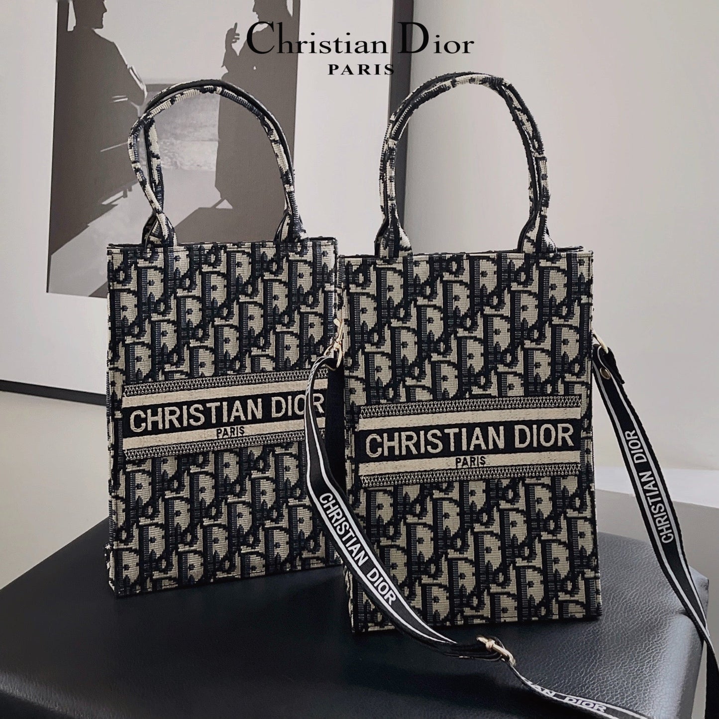 Classic Tote Bag With Crossbody Strap-1-2 mysite