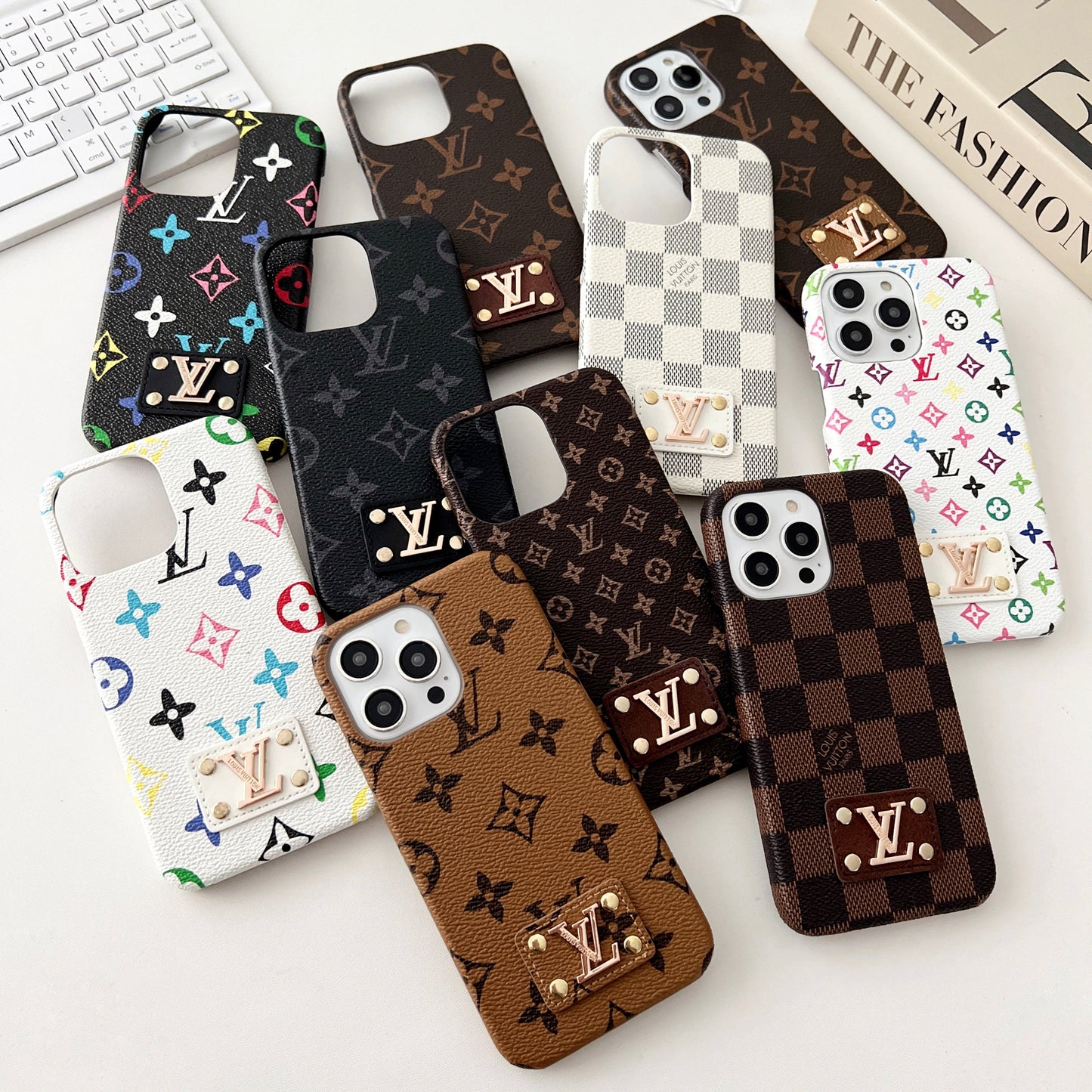 MONOGRAM LEATHER PC HARD BACK CASE FOR IPHONEs mysite