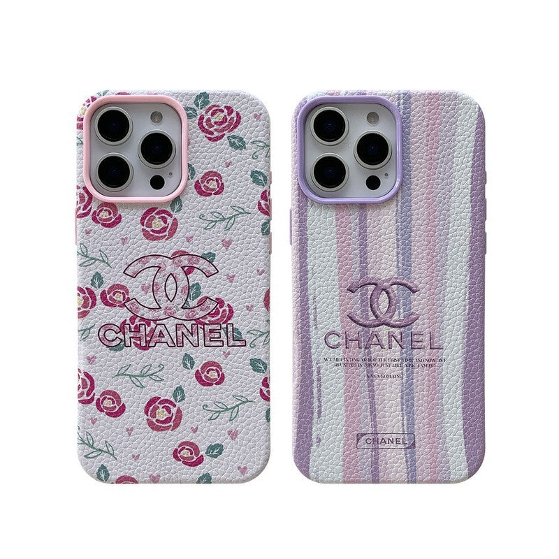 CC Flower Leather iPhone Case mysite
