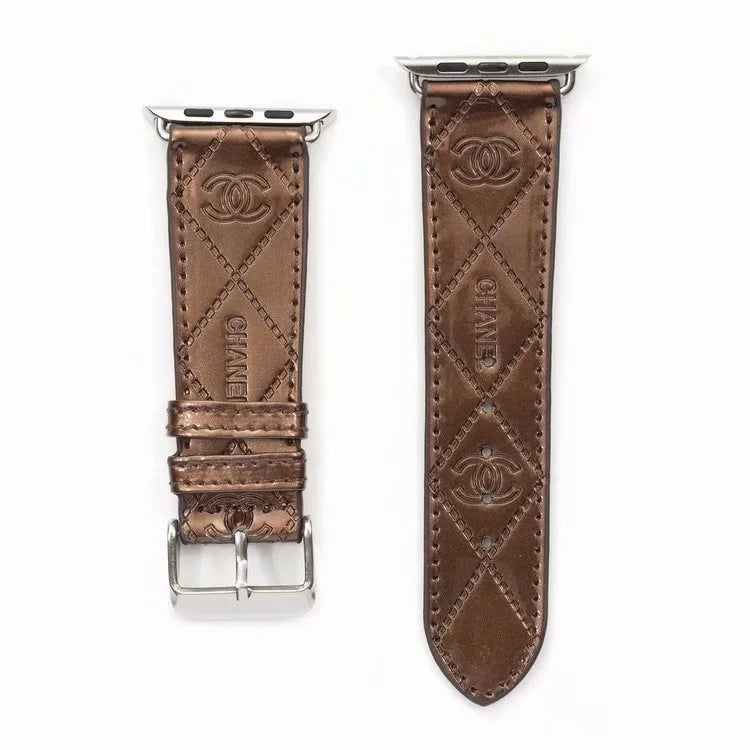 GLOSSY LEATHER APPLE WATCH BAND mysite