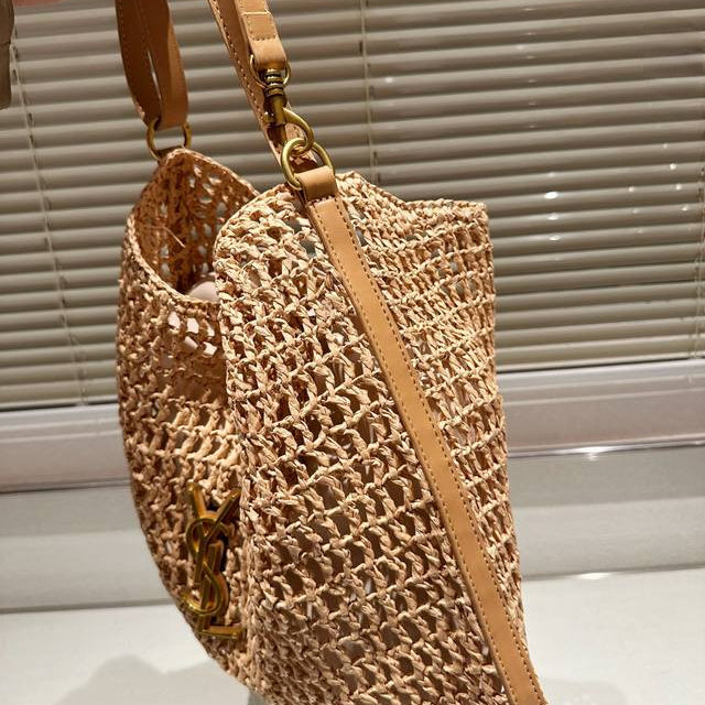 SAINT LAURENT YSL Raffia tote Bag mysite