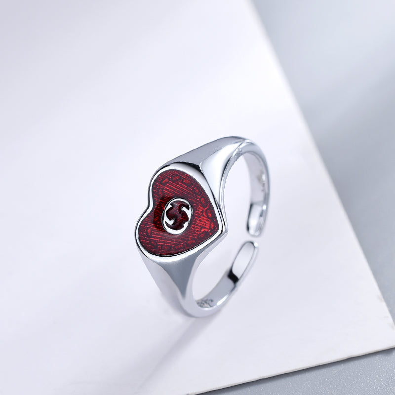 Heart Shape Open Ring mysite
