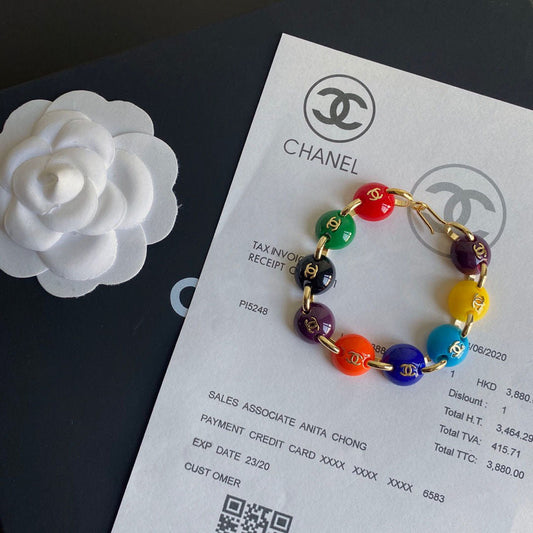 Temperament Rainbow Bead Bracelet mysite