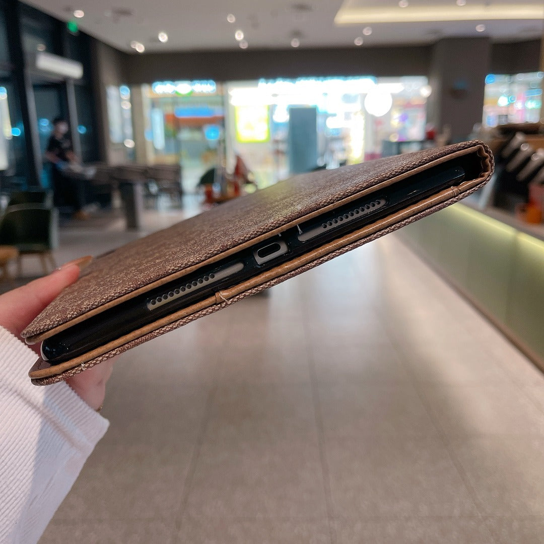 Premium Leather Classic Apple iPad Tablet Case mysite