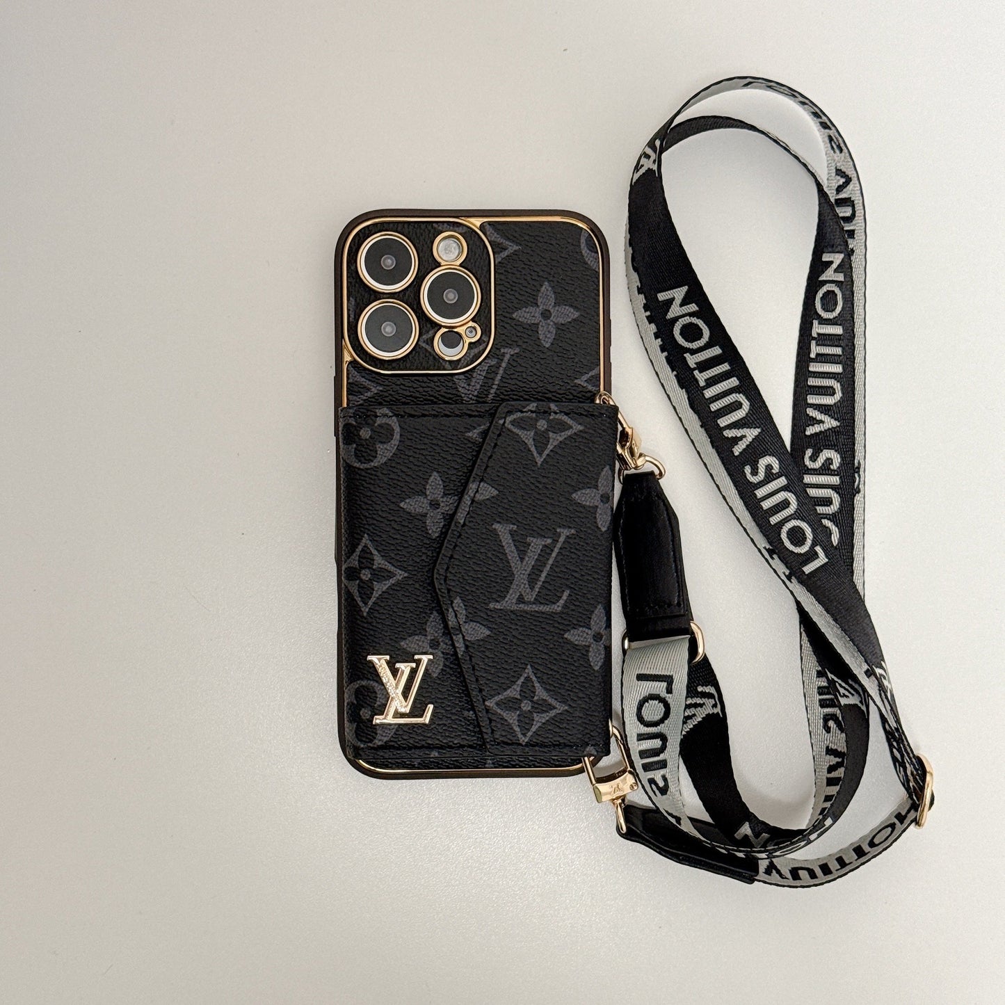 Luxury Monogram Canvas Leather Card Holder iPhone Cases mysite