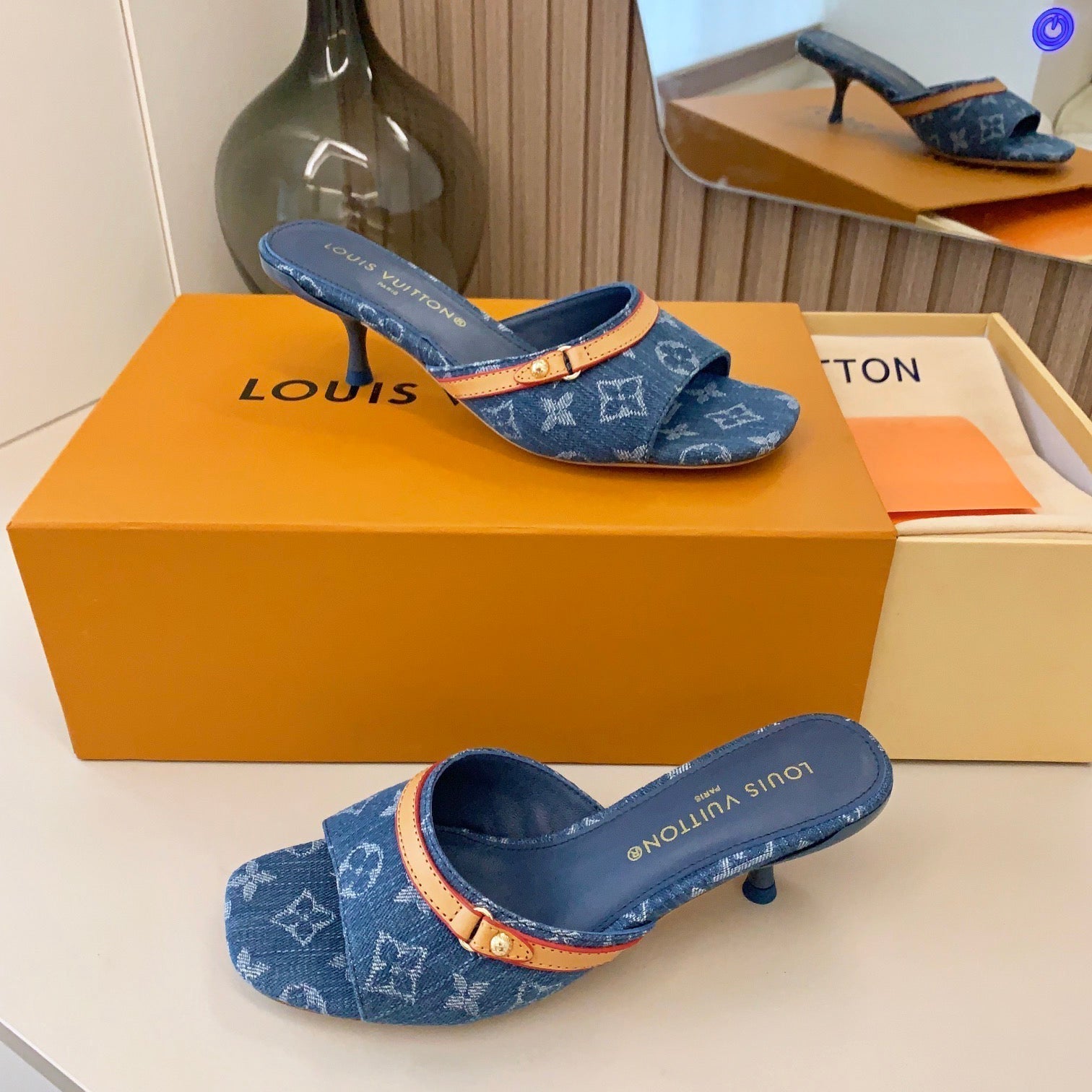 New Monogram Heel Sandals mysite