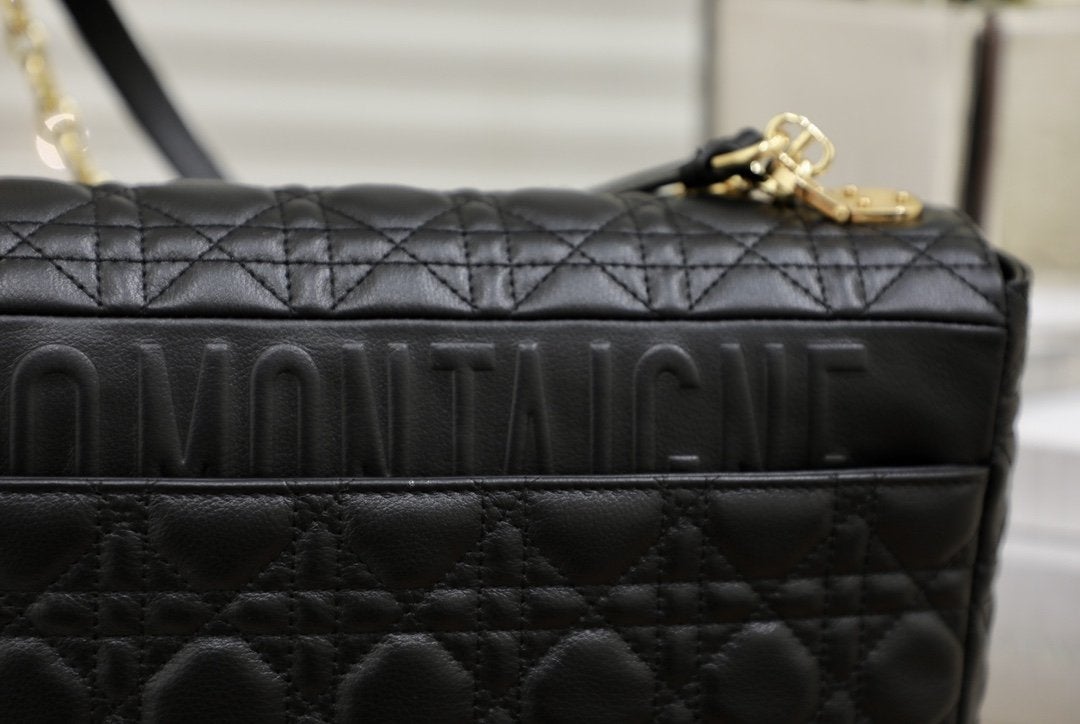 LARGE CARO BAG 28 BLACK SUPPLE CANNAGE CALFSKIN mysite