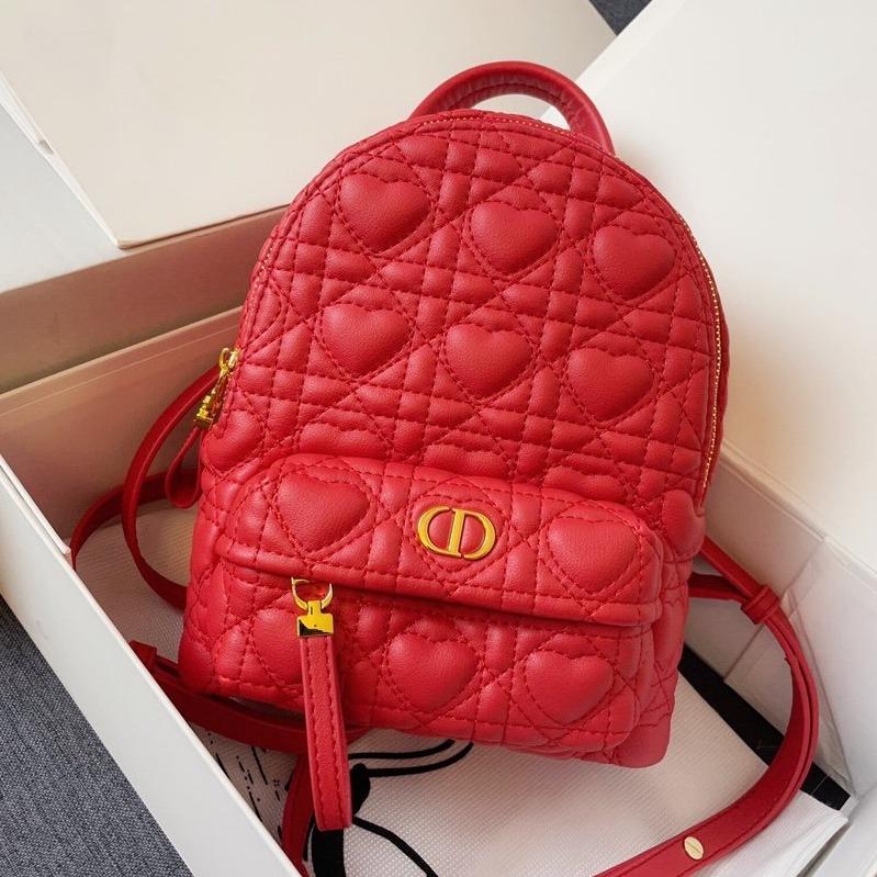 SMALL BACKPACK RED CANNAGE LAMBSKIN mysite