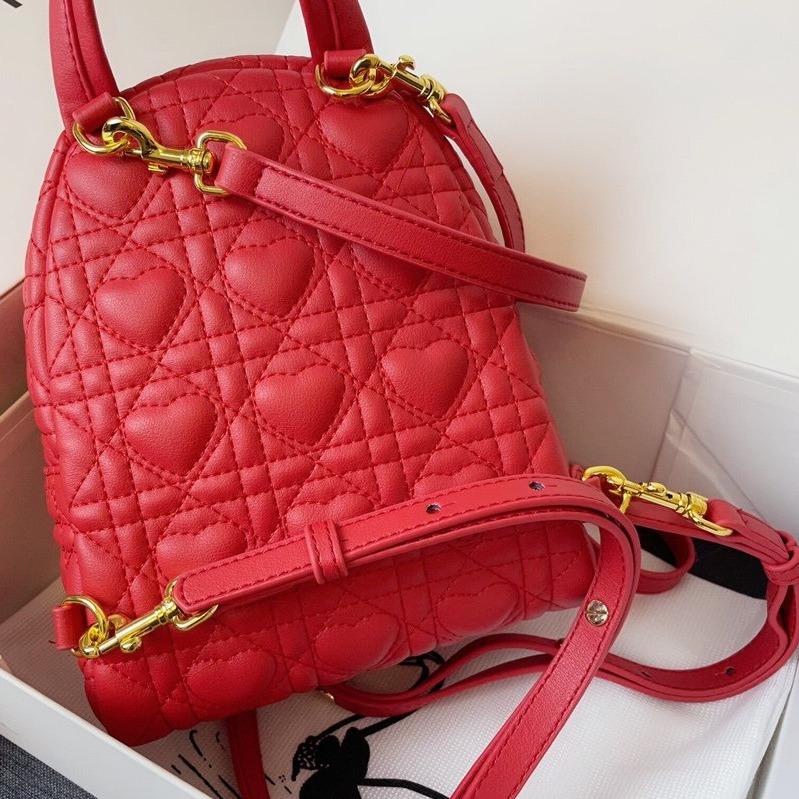 SMALL BACKPACK RED CANNAGE LAMBSKIN mysite