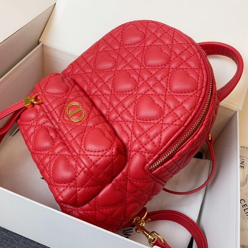 SMALL BACKPACK RED CANNAGE LAMBSKIN mysite