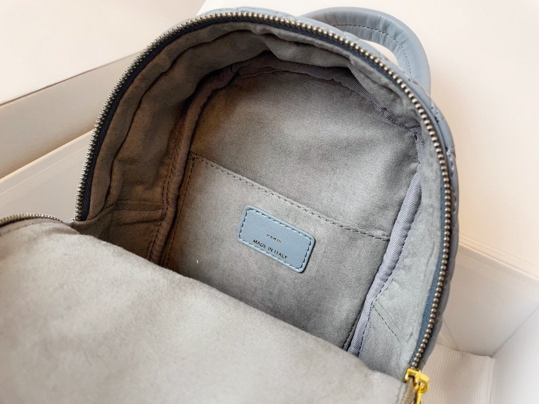 SMALL BACKPACK CLOUD BLUE CANNAGE LAMBSKIN mysite